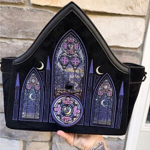 Restyle northern lights bag cathedral goth stained glass purse